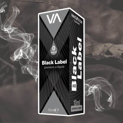 INNOVATION Black Label vape juice has a sour and sweet Arabic tobacco with a persisting pungent hint of the Orient.