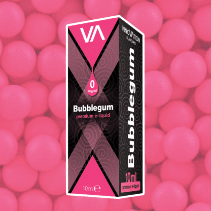 INNOVATION Bubblegum vape juice has a fresh bubble gum taste with a hint of menthol and marshmallow candy.