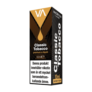 INNOVATION Classic Tobacco vape juice has a smooth and rich with flavor. The toasty, mellow essence of Virginia tobacco mingles with aromatic notes of the finest Turkish tobacco.