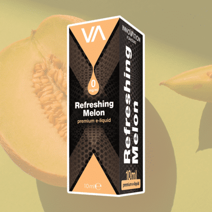 INNOVATION Refreshing Melon E-juice has an strongly distinct flavour of ripe melon, sweet and memorable aftertaste.
